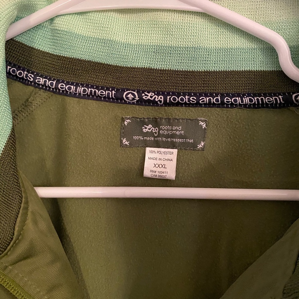 Stylish Green LRG Windbreaker